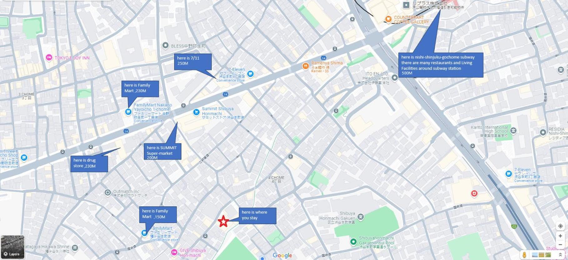 新宿圏, Hall, Shinjyuku Gyoenに近い Apartamento Tokio